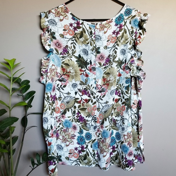 Spense floral flowy top - Picture 4 of 5